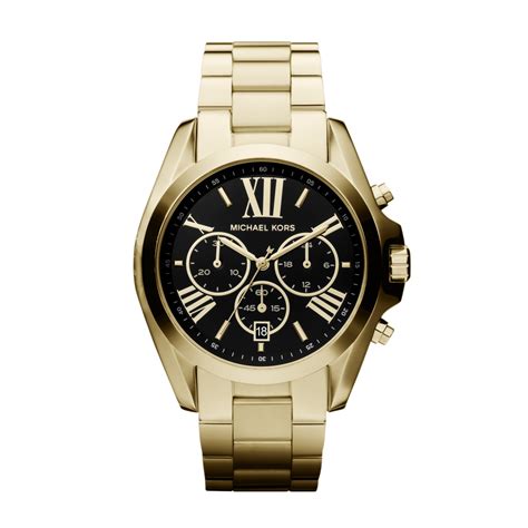 michael kors horloge heren zwart goud|michael kors heren.